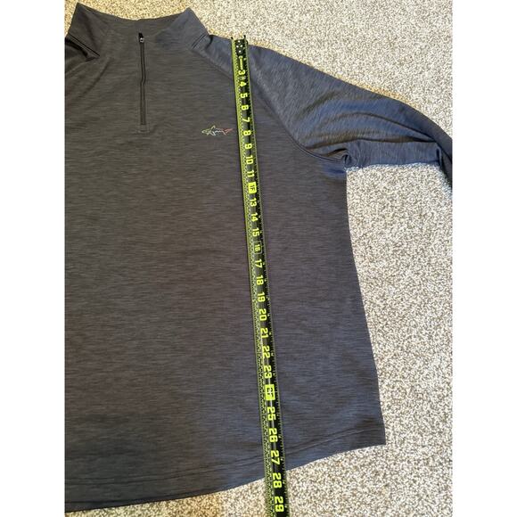 Greg Norman Shark 1/4 Zip Pullover Mens XXL Long Sleeve Gray Golf Golfing - Picture 5 of 6